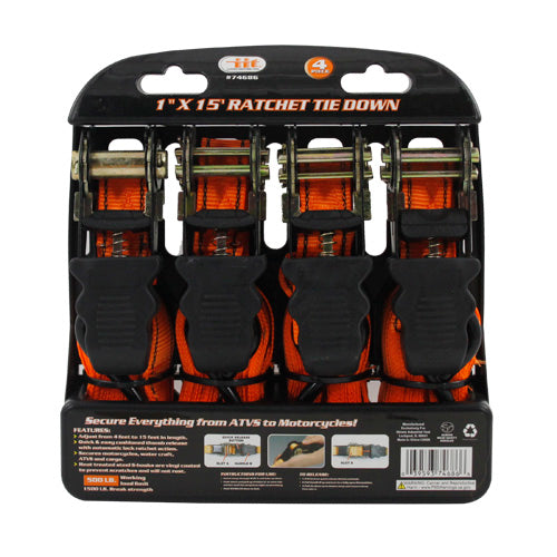 IIT 4pc 1x15 RTD 1500# RUBBER GRIP
