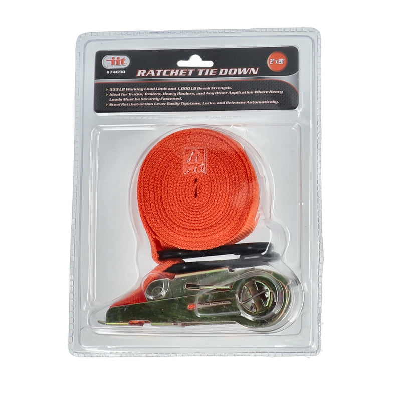 IIT 2'' X 20' RATCHET TIE DOWN