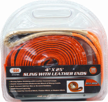 IIT 4''x25' SLING WITH LEATHER END