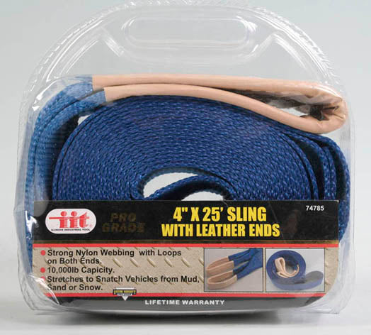 IIT 4''x25' SLING WITH LEATHER END