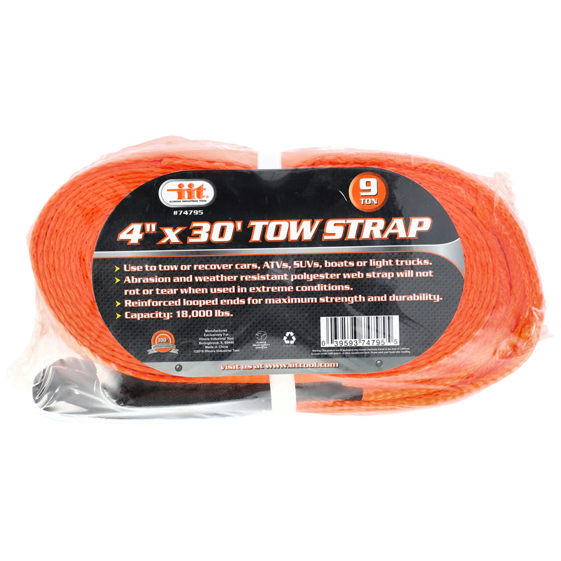 74795-IIT 4'' x 30' TOW STRAP - 9 TON