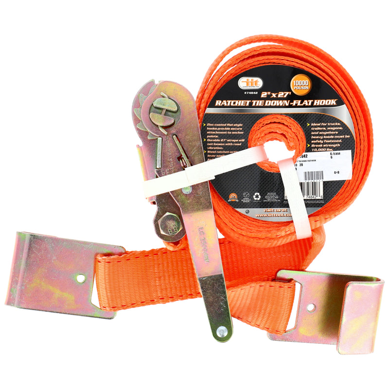 IIT 2''x27' TIE DOWN -FLAT HOOKS