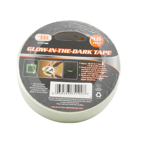 1" x 16' GLOW-IN-THE-DARK TAPE