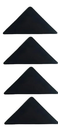 IIT 4PC REUSABLE SILICONE RUG GRIP CORNERS