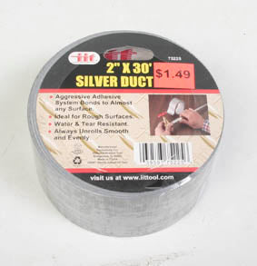 IIT 2'' x 30' SILVER DUCT TAPE