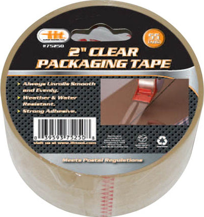 IIT 2'' X 55yd CLEAR PACKING TAPE