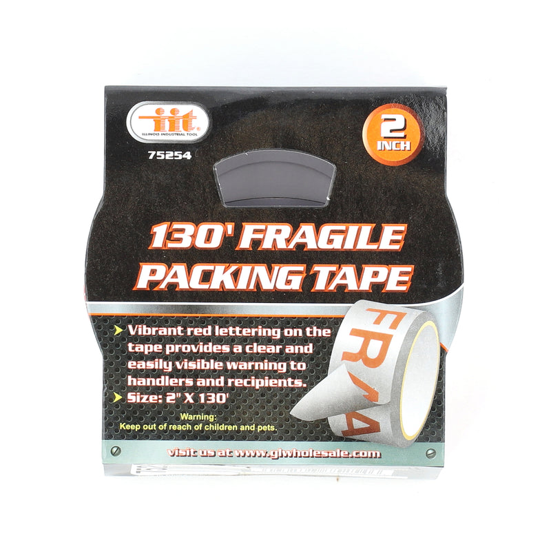 IIT 2''x130' ''FRAGILE'' PACKAGING TAPE