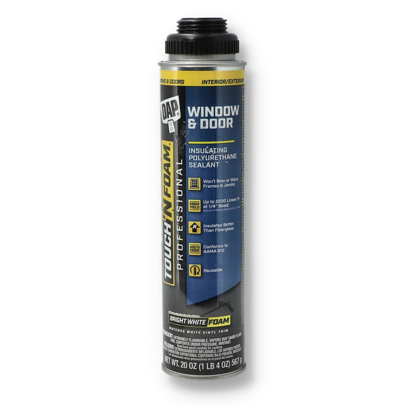 DAP 20oz TOUCH N FOAM WINDOW & DOOR SEALANT BRIGHT WHITE