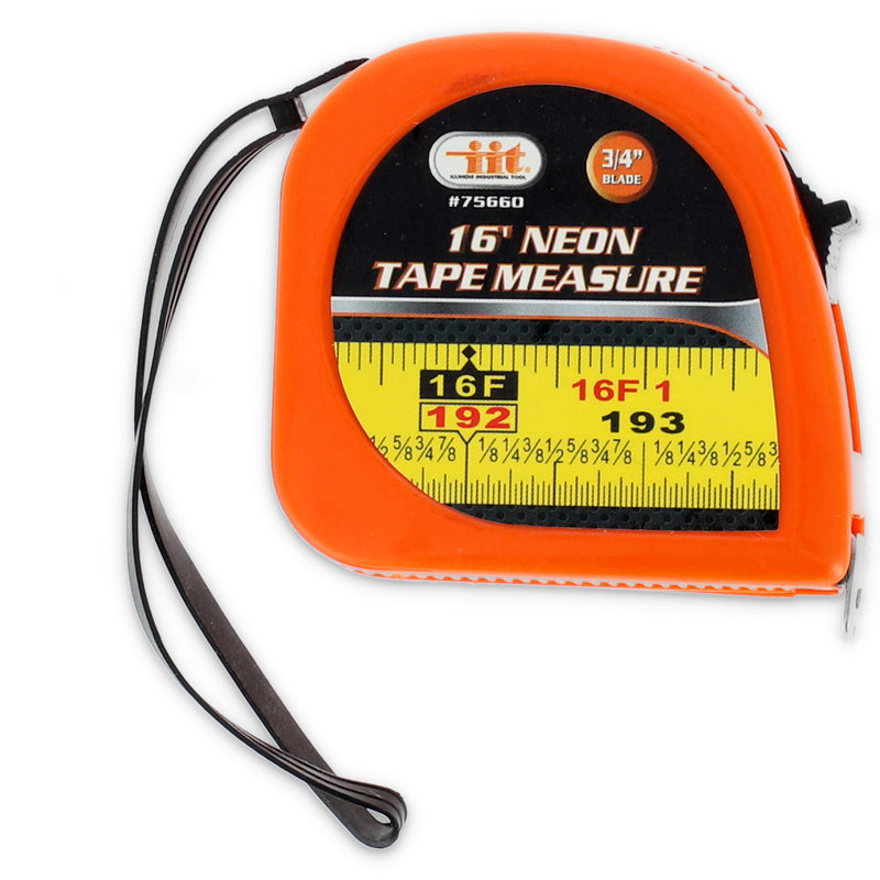 IIT 16' x 3/4'' NEON TAPE MEASURE