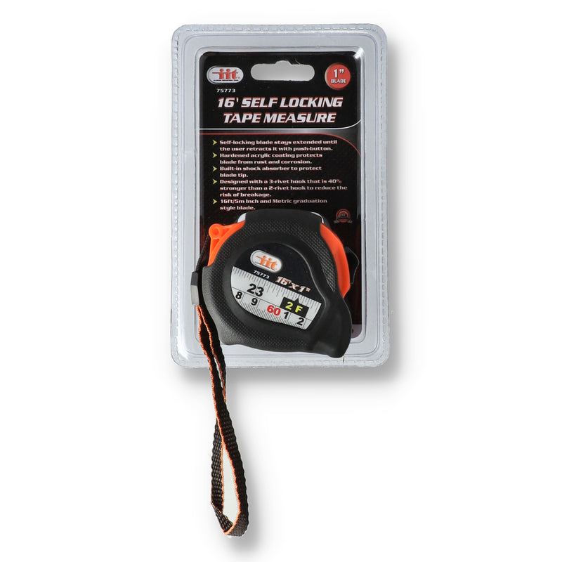 IIT 16'x1'' SELF LOCKING TAPE MEASURE