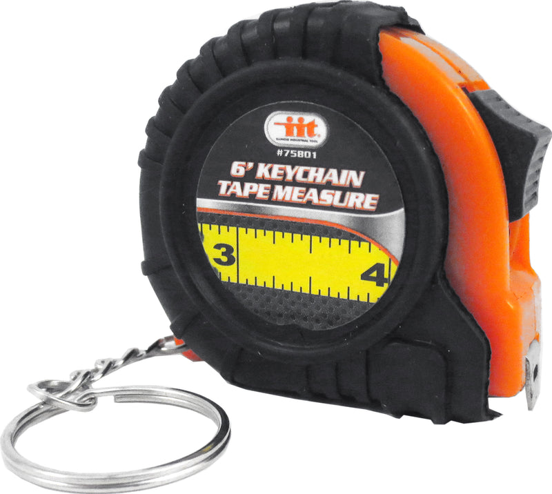 IIT 6' KEYCHAIN TAPE MEASURE