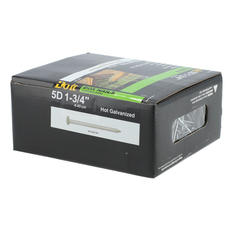 DO-IT 5LB BOX NAILS 8D 1-3/4'' HOT GALVANIZED SMOOTH SHANK
