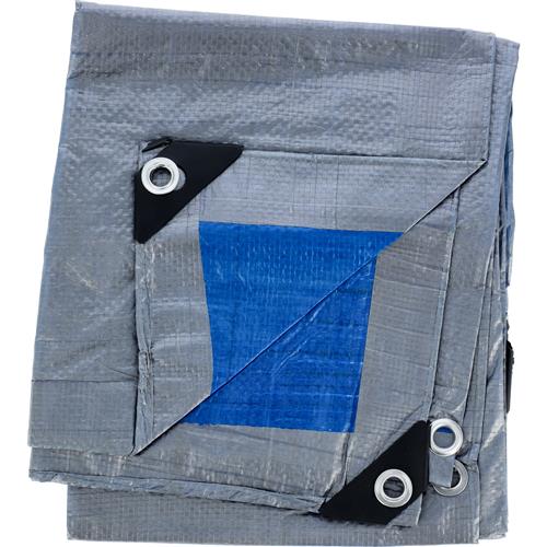 IIT 20'x20' REVERSIBLE TARP WITH REINFORCED CORNER BARS SILVER-BLUE FINISH SIZE
