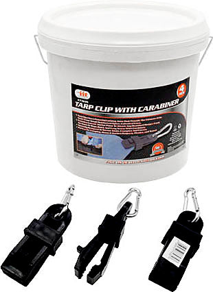 IIT TARP CLIP with CARABINER HOOK