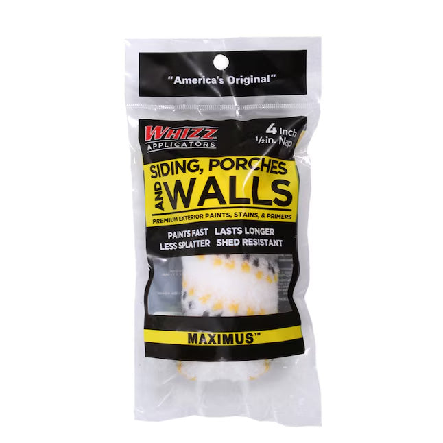 WHIZZ 2PK 4'' ROLLER APPLICATORS 1/2'' NAP SIDING-PORCHES-WALLS