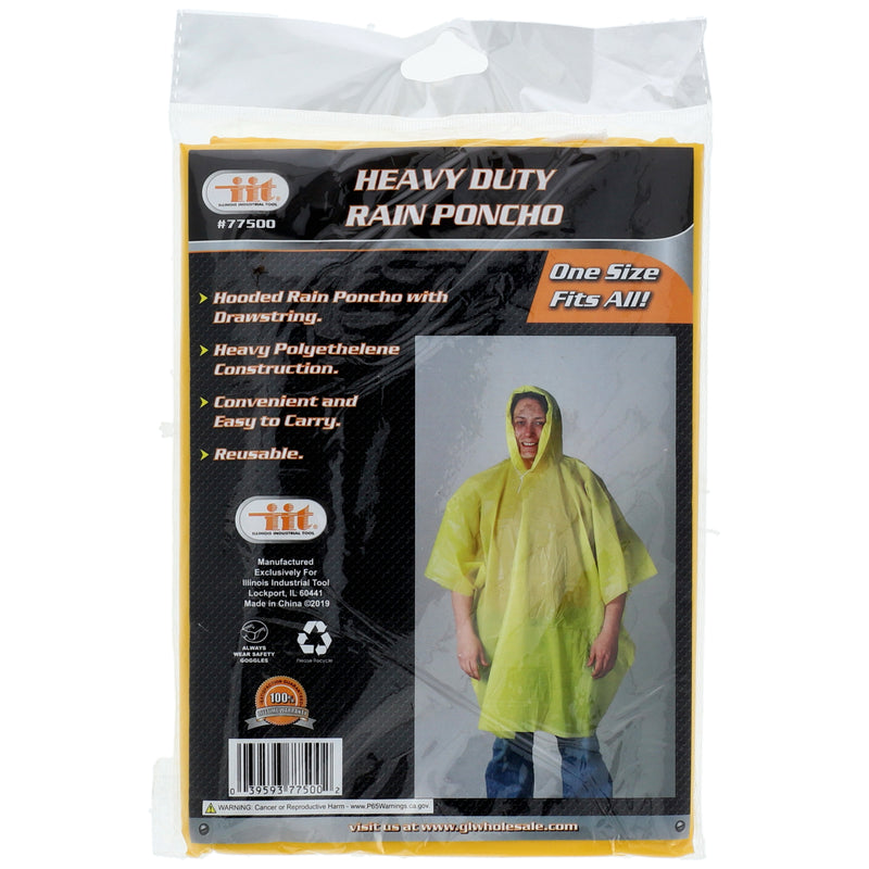 IIT RAIN PONCHO HEAVY DUTY