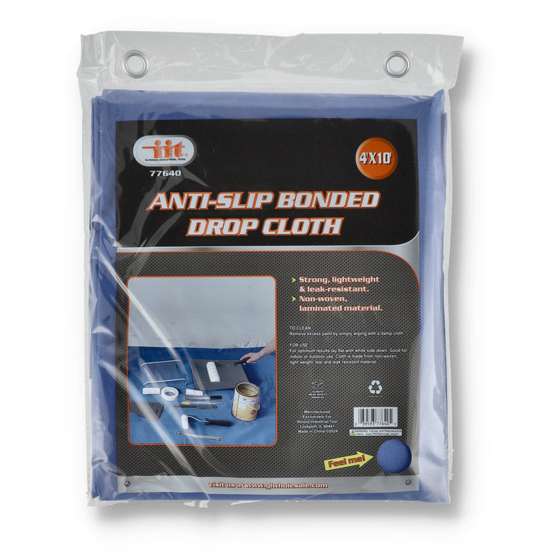 IIT 4x10' ANTI-SLIP BONDED DROP CLOTH