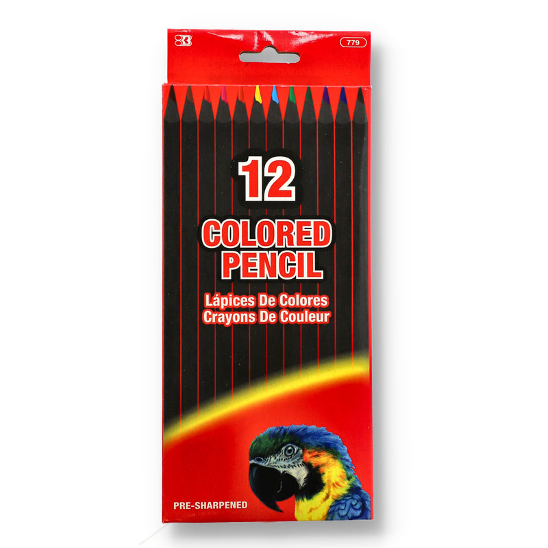 use #UC1712 12ct COLORED PENCILS PRE-SHARPENED
