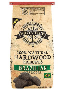 FRONTIER 12LB BRAZILIAN HARDWOOD CHARCOAL BRIQUETS