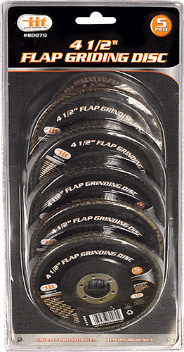 IIT 5pc 4.5'' FLAP GRINDING DISC