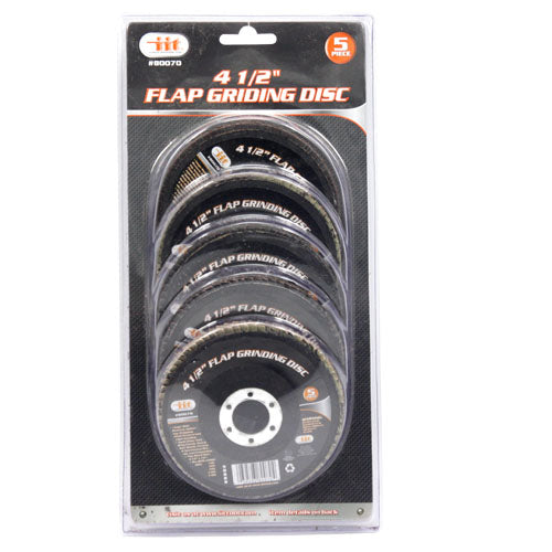 IIT 5pc 4.5'' FLAP GRINDING DISC