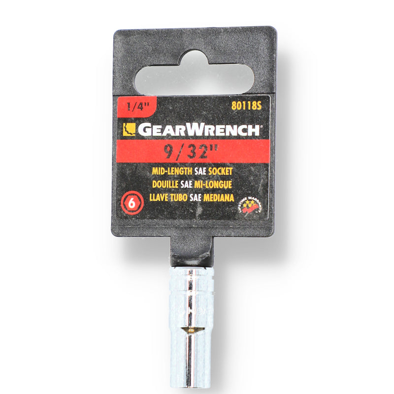 1/4'' DRIVE 9/32'' DEEP WELL SOCKET