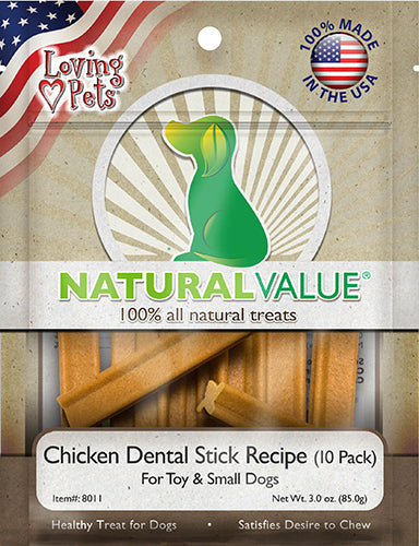 8011LP-3oz SMALL PET DENTAL STICKS