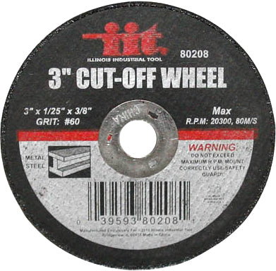 IIT 3'' FLEX CUT-OFF WHEEL- 1/25''