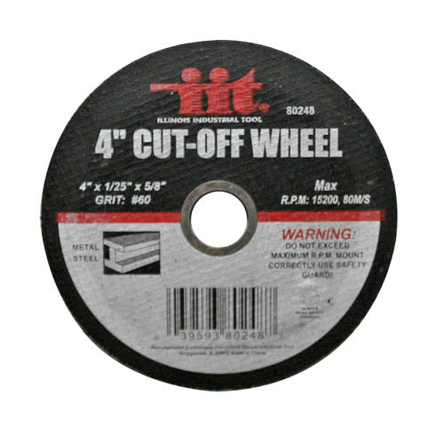 80248-IIT 4'' FLEX CUT-OFF WHEEL- 1/25''