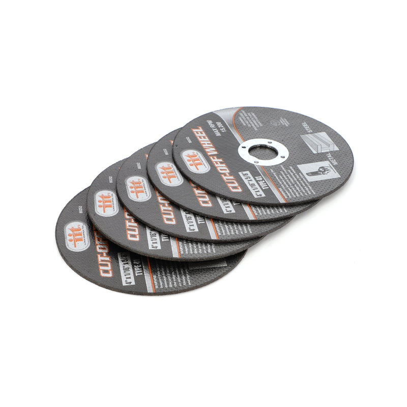 IIT 5PC 4x1/16x5/8'' THIN CUT OFF WHEELS