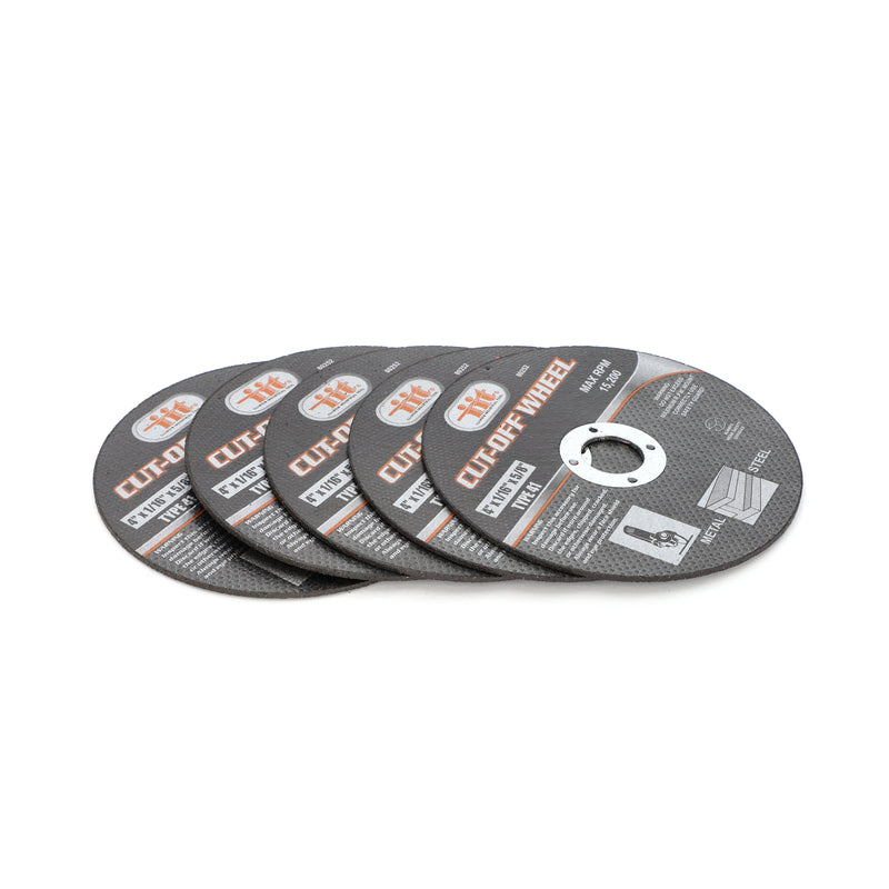 IIT 5PC 4x1/16x5/8'' THIN CUT OFF WHEELS