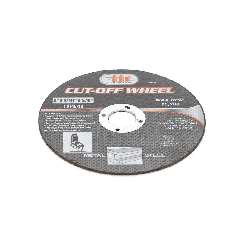 IIT 5PC 4x1/16x5/8'' THIN CUT OFF WHEELS