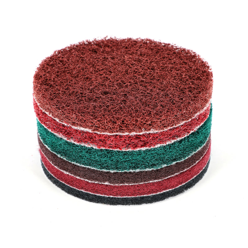 IIT 6PC 5'' HOOK & LOOP FIBER DISC SET 60-100-180-280-400-800 GRIT