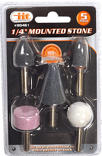 IIT 5pc MINI MOUNTED STONES WITH 1/4'' SHANK