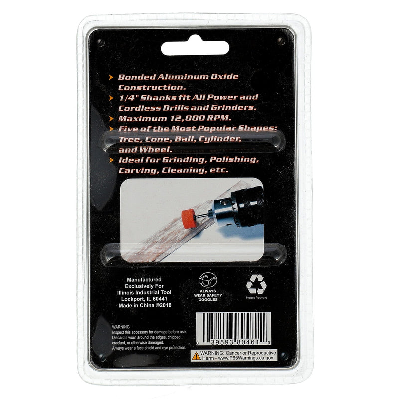 IIT 5pc MINI MOUNTED STONES WITH 1/4'' SHANK