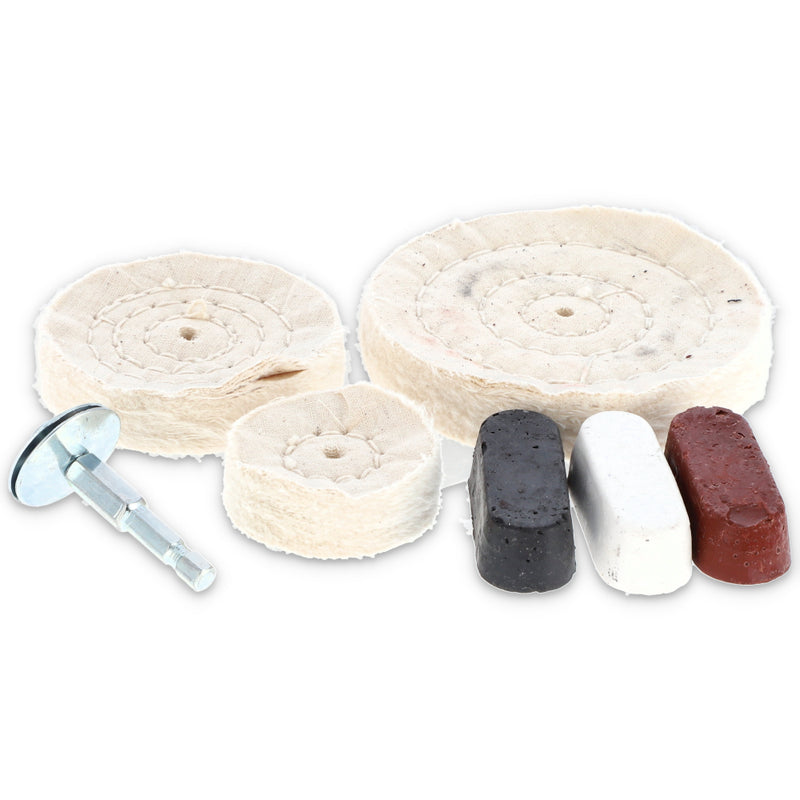 IIT 7pc BUFFING KIT WITH COMPOUND
