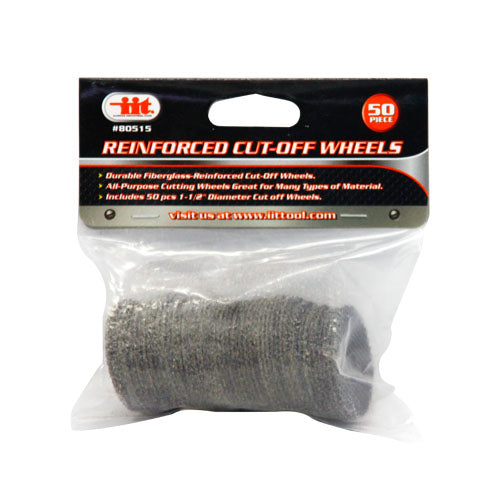 IIT 50pc REINFORCED CUT-OFF WHEELS