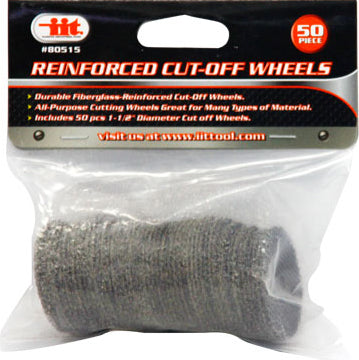IIT 50pc REINFORCED CUT-OFF WHEELS
