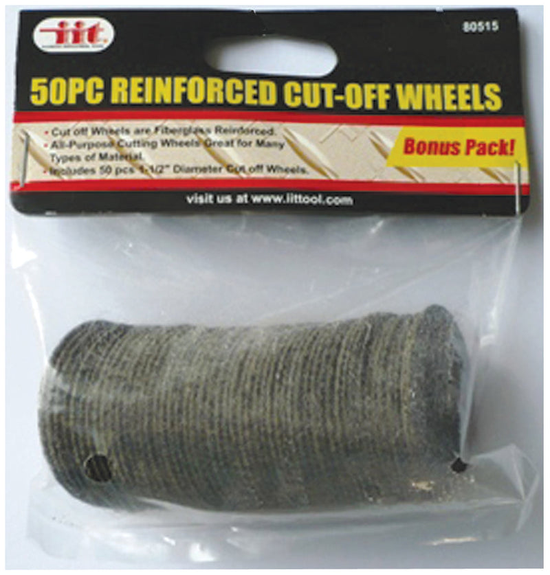 IIT 50pc REINFORCED CUT-OFF WHEELS