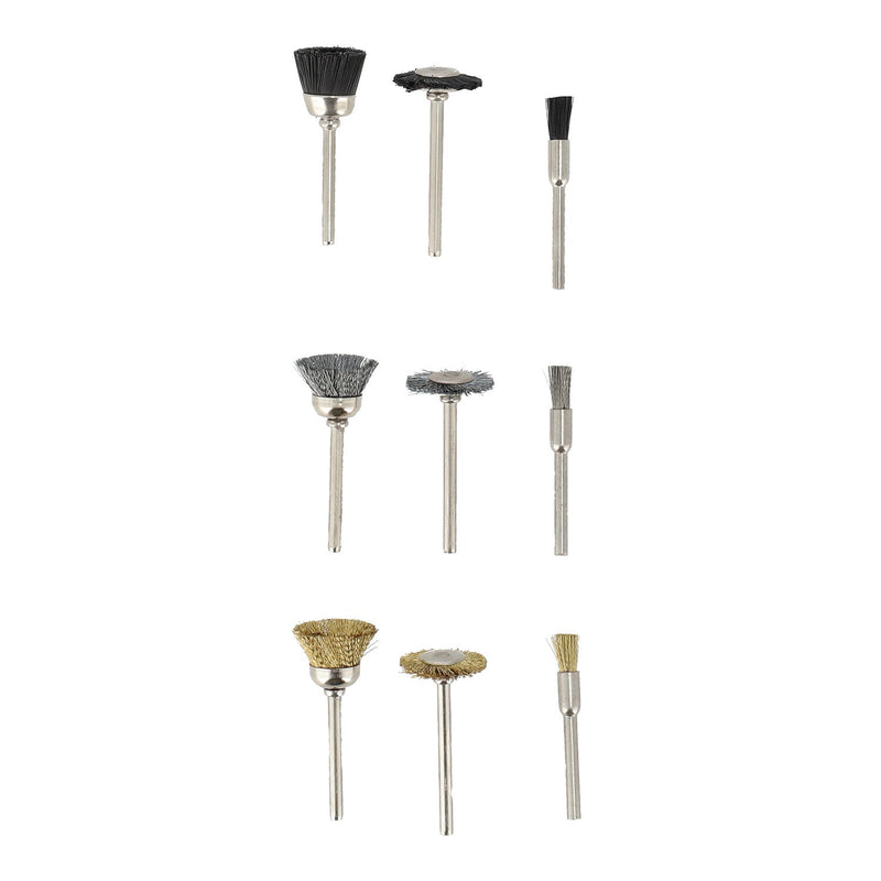 IIT 18PC MINI WIRE WHEEL & BRUSH SET
