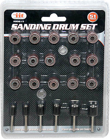 IIT 51pc SANDING DRUM SET