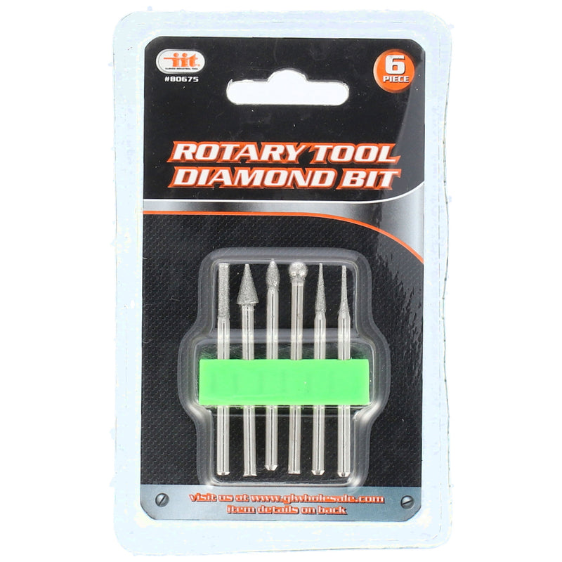 IIT 6p ROTARY TOOL DIAMOND BIT SET