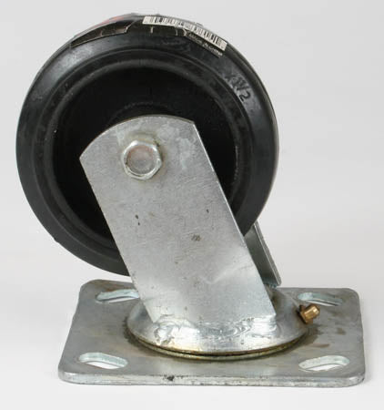 IIT 4'' SWIVEL CASTER RUBBER 4x1.5