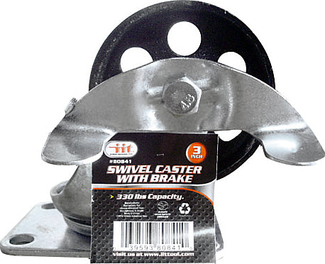 IIT 3'' SWIVEL CASTER WITH BRAKE