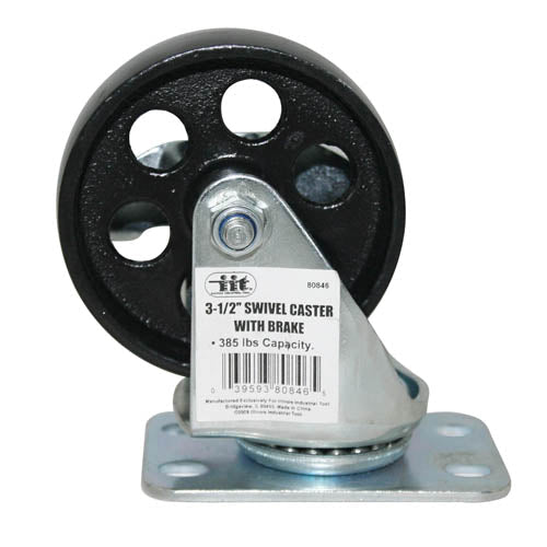 IIT 3.5'' SWIVEL CASTER w/BRAKE