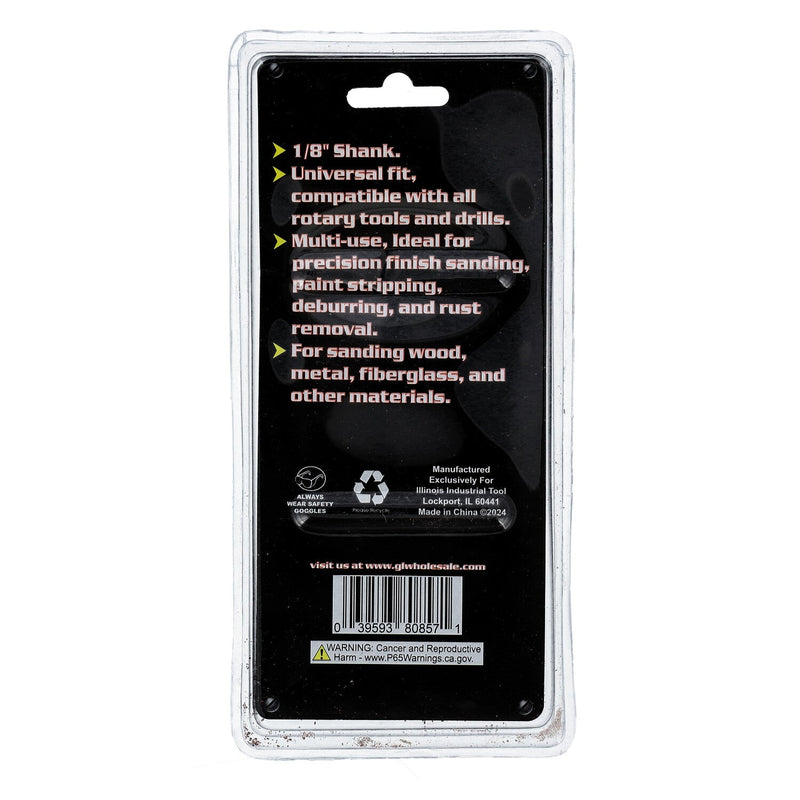 IIT 10pc 1-1/4'' FLAP WHEEL ASSORTMENT