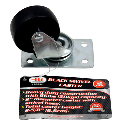 IIT 2'' BLACK SWIVEL CASTER