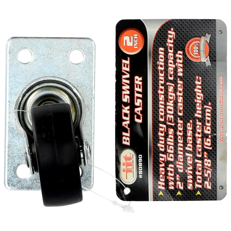 IIT 2'' BLACK SWIVEL CASTER