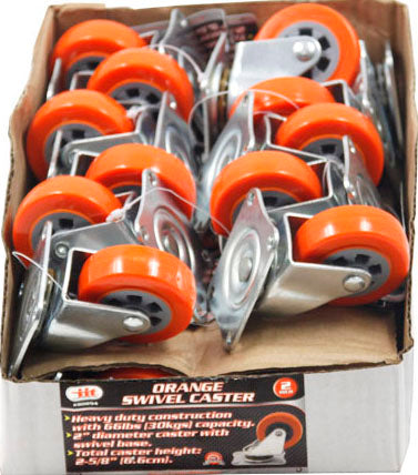IIT 2'' ORANGE SWIVEL CASTER