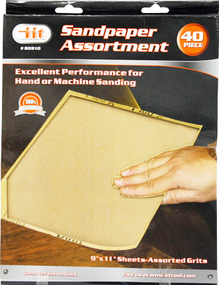 IIT 40pc SAND PAPER ASSORTMENT